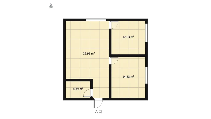 unnamed floor plan 68.91