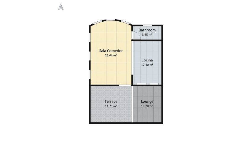 Residencia Gavilan floor plan 215.91
