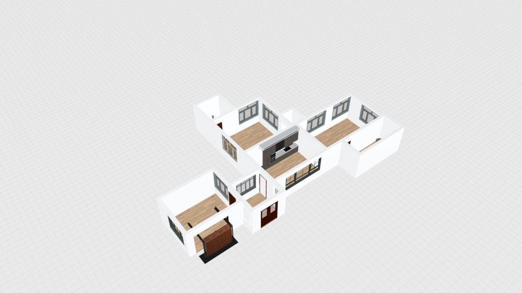 Ranch Style House_copy 3d design renderings