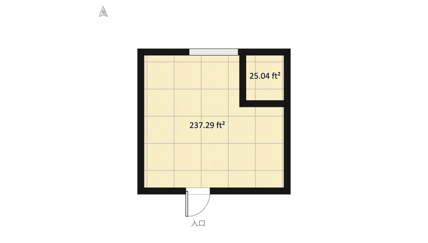 Quarto Infantil floor plan 24.38
