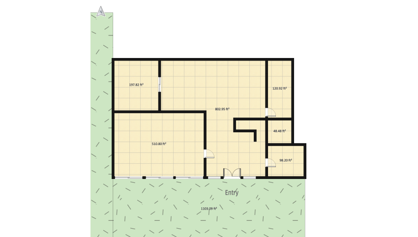 Barn house floor plan 971.76