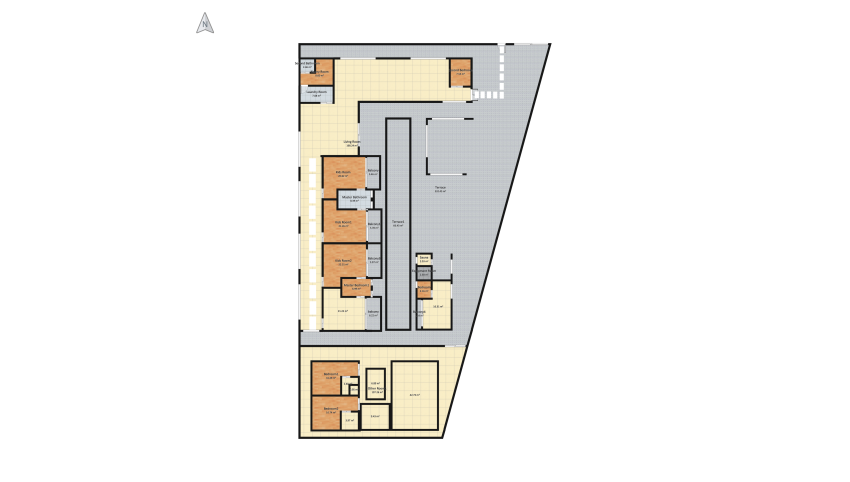 Casa  Chaactun floor plan 1125.94