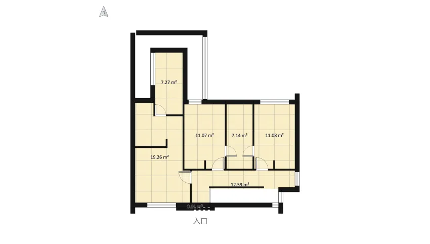 vestidor 2 floor plan 253.35