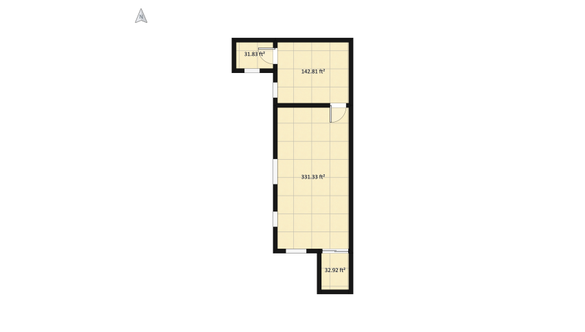 Copy of Copy of Room 1- Classic Black and White floor plan 195.42