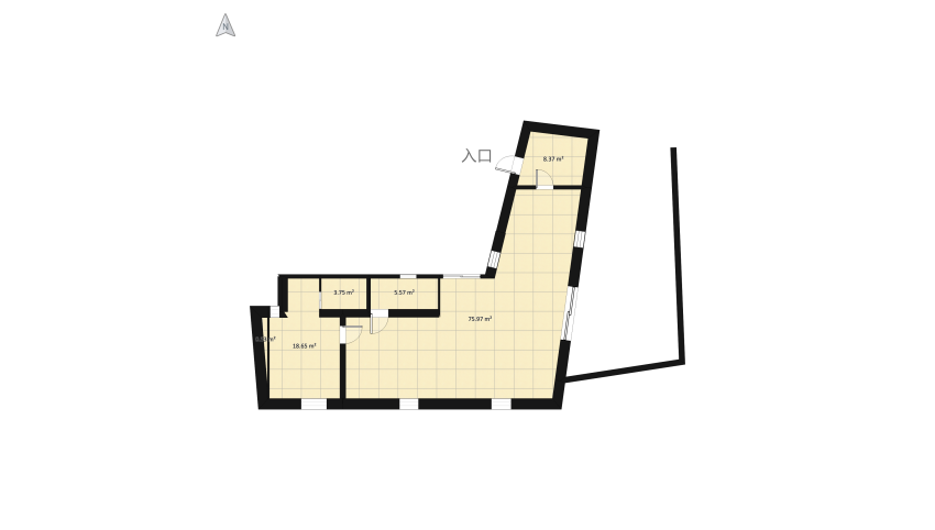 Copy of Casa senza ampliamento floor plan 288.94