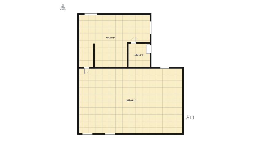 Apartment for two :) floor plan 240.61