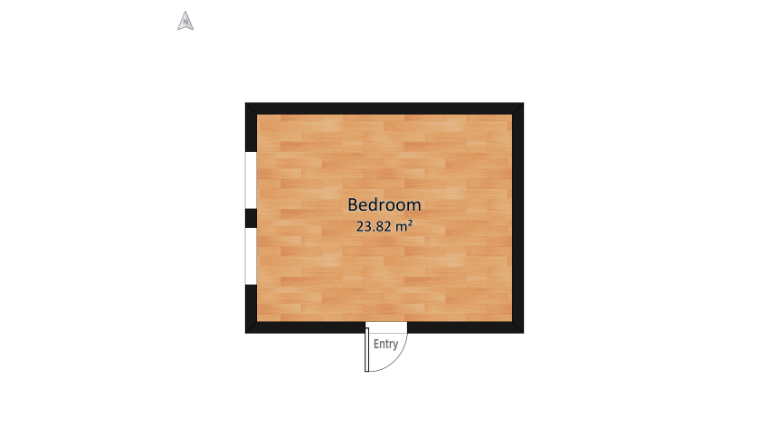 Dark bedroom floor plan 26.24
