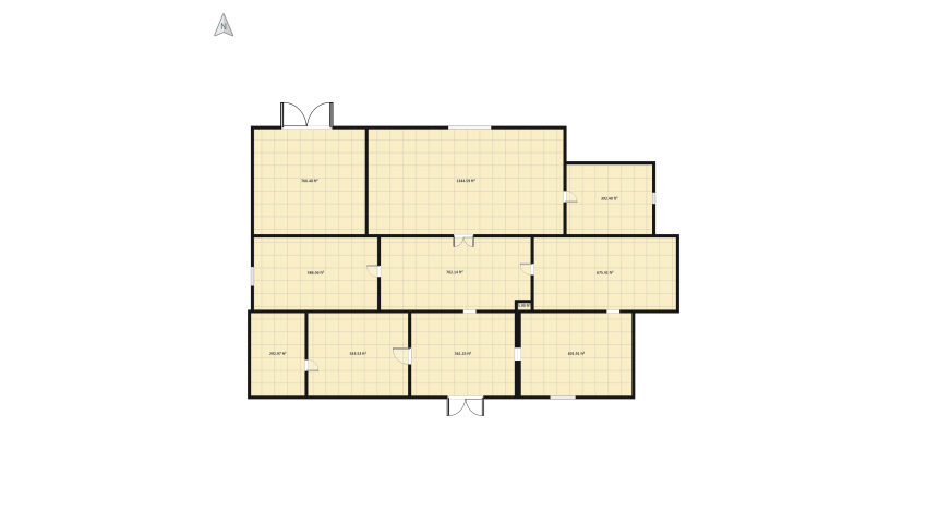 Casa tridimensional floor plan 639.92