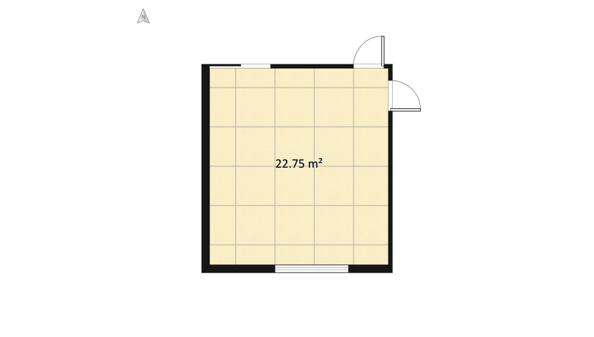 リビング＆妻のスペース floor plan 24.21