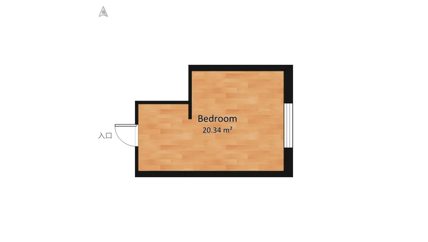 bedroom floor plan 20.35