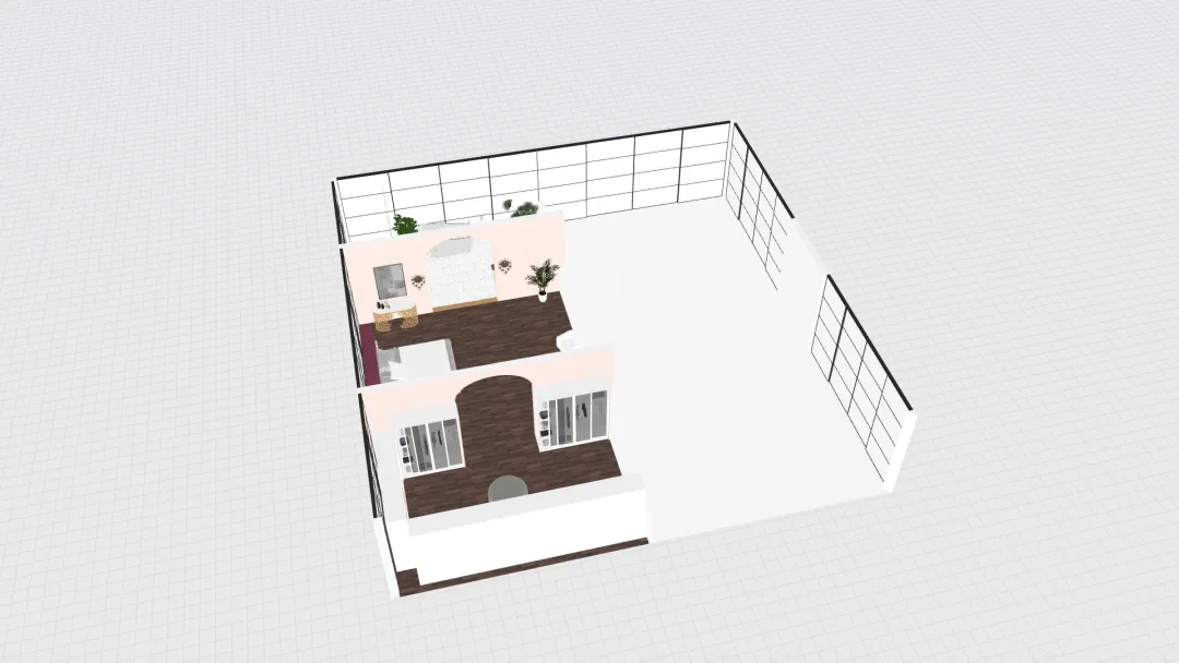 High Ceiling 3d design renderings