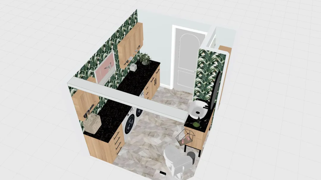 Laundry/Powder Room_copy 3d design renderings
