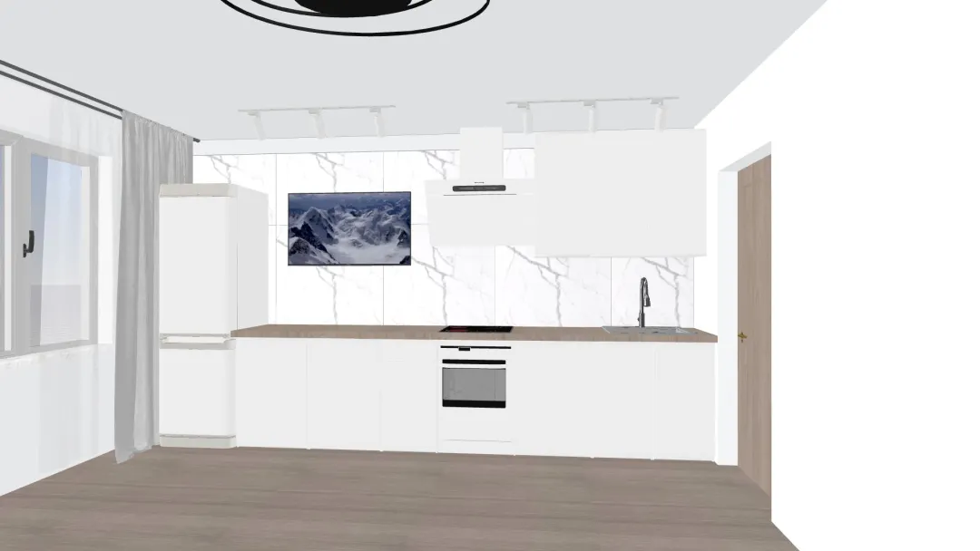 Юля. Кухня 3d design renderings