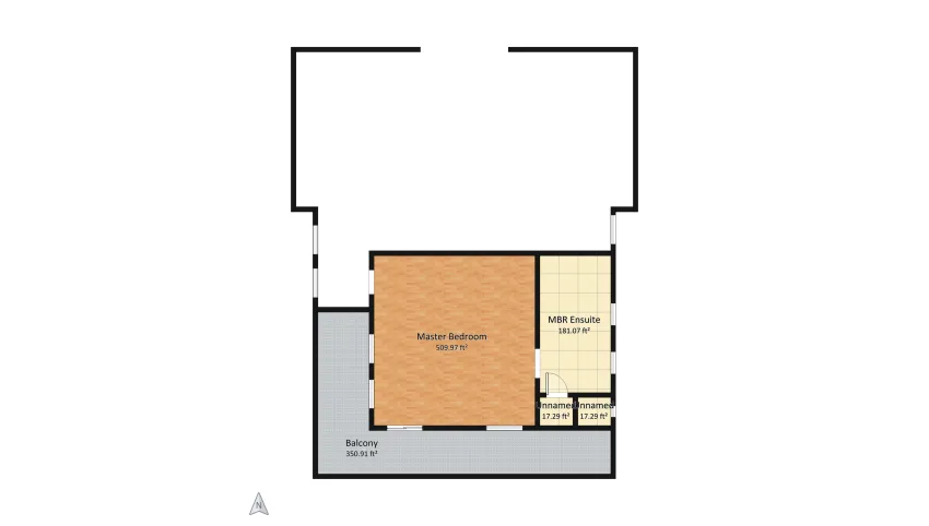 Sunken Living room of Coastal Casa Cascais floor plan 378.88