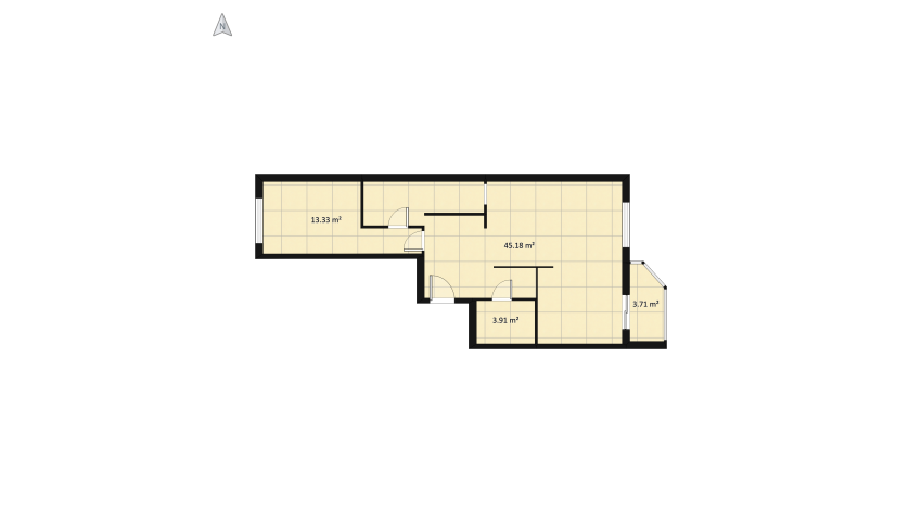 2 bedroom apartment floor plan 80.56