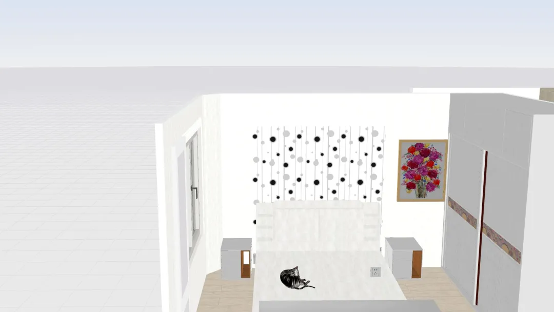 Спальня и коридор_copy 3d design renderings