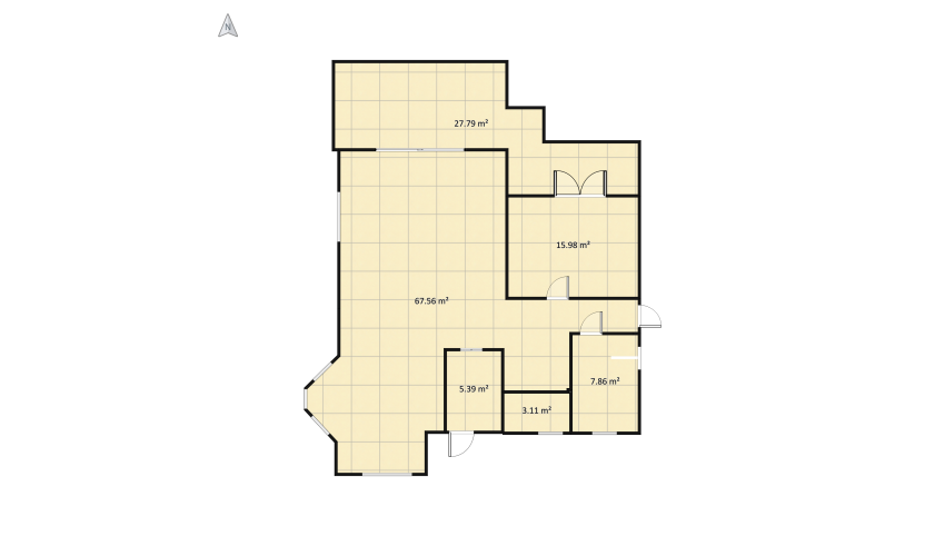 Zalesie - projekt floor plan 133.6