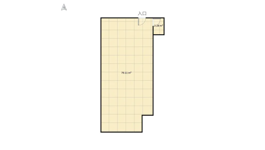The Habitat - Draft 2 floor plan 79.43