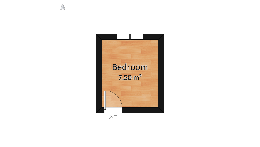 Bedroom Makeover floor plan 11.4