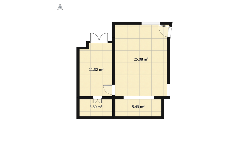 Living room floor plan 80.72
