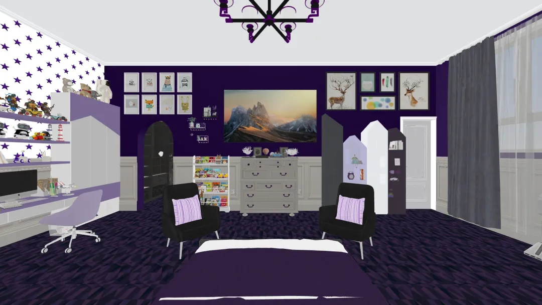 Dormitorio Sebas 3d design renderings