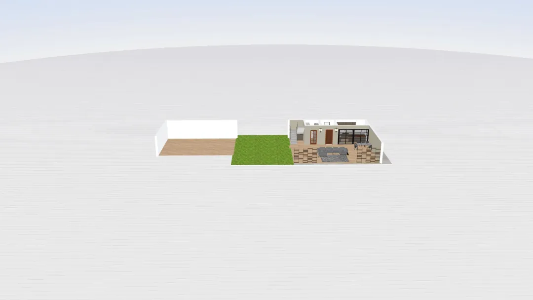 Copy of san pietro divisa su 2 piani + garage 3d design renderings