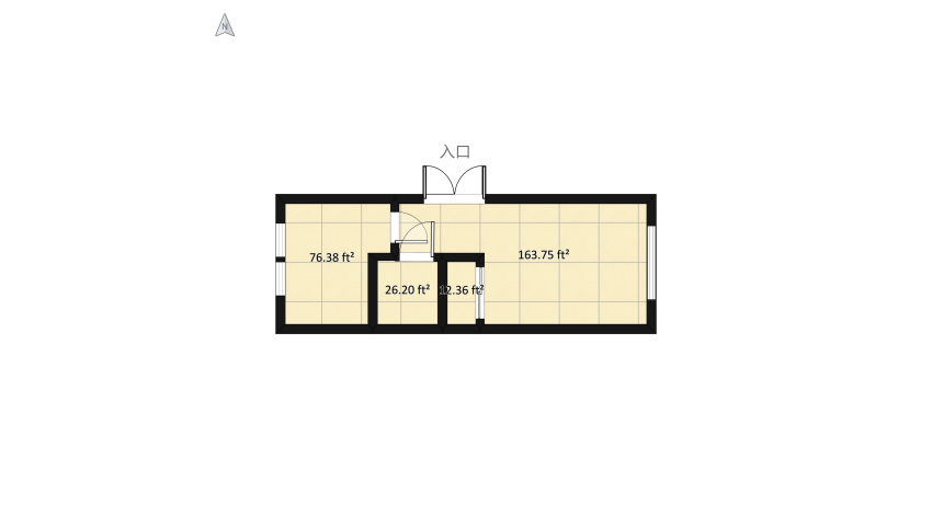 Zainab's Tiny House floor plan 30.87