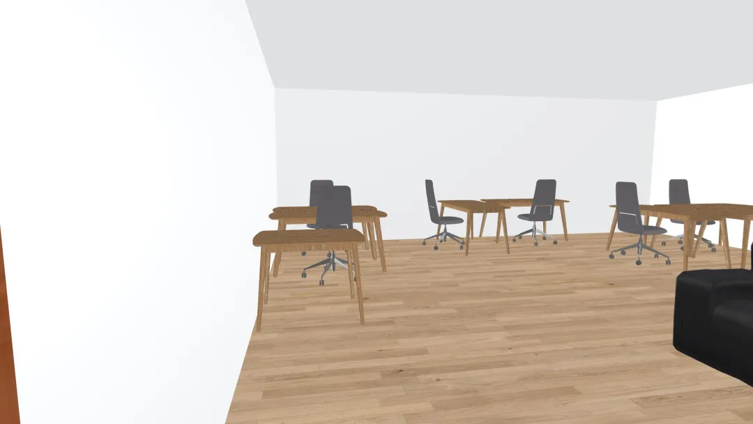 Office - No Dividers 3d design renderings