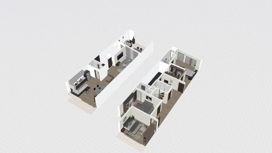 Attard Duplex 3d design renderings