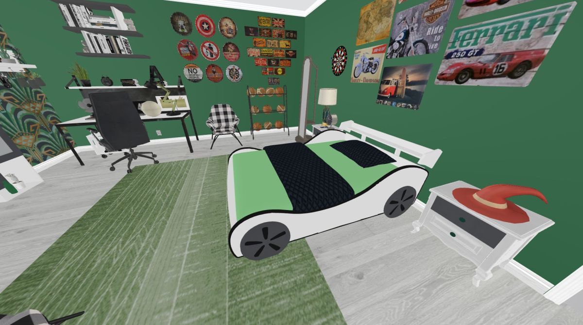 Dream Bedroom design ideas & pictures (52 sqm)Homestyler