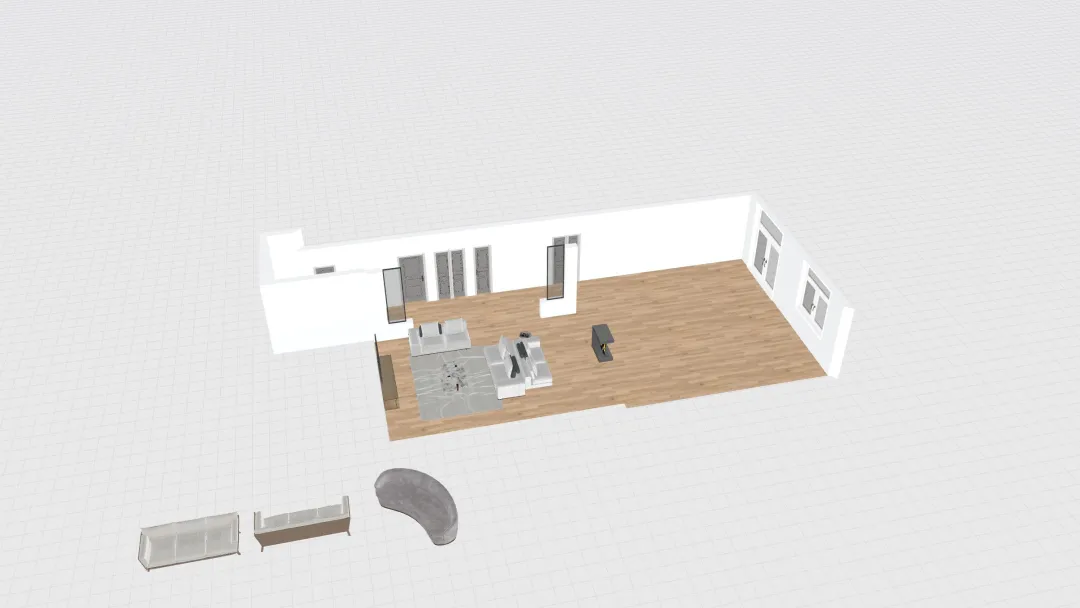 Copy of Copy of CL living layout v2 3d design renderings