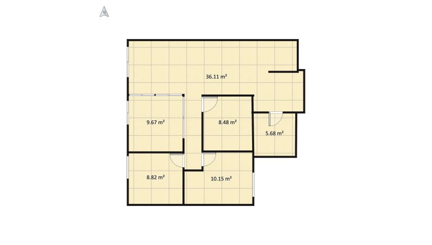 平面設計圖 floor plan 105.87