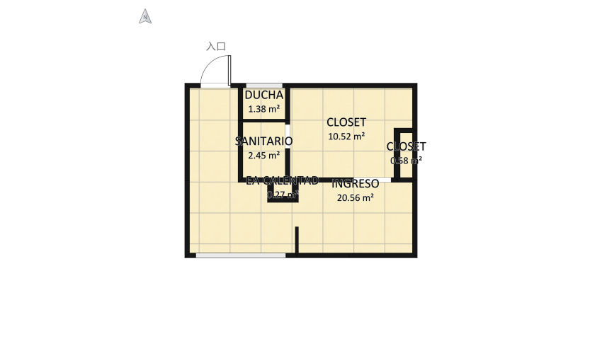 Apartamento Cipresales floor plan 40.43