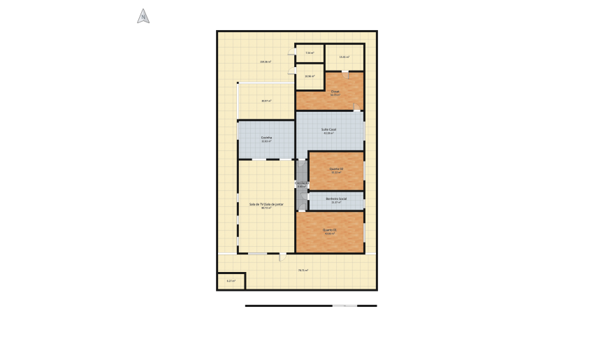 Casa da Celia floor plan 652.37
