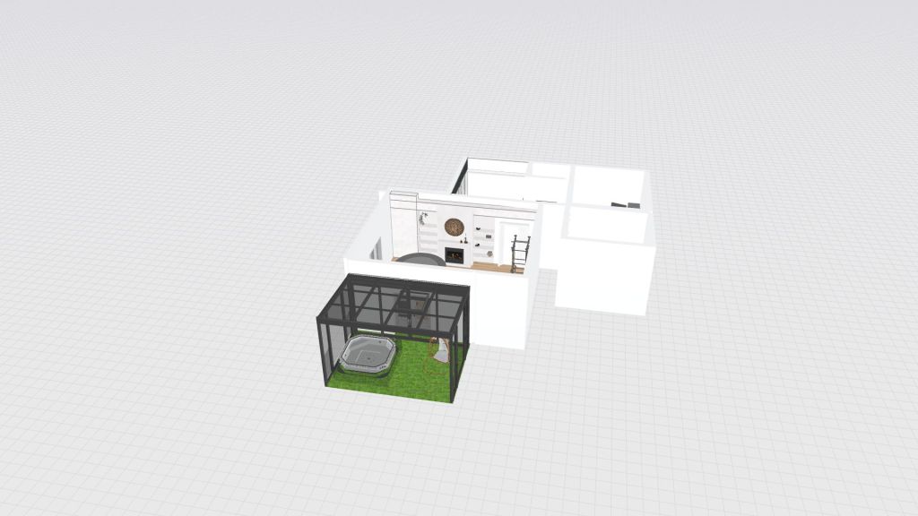 Room 1- Classic Black and White_copy 3d design renderings