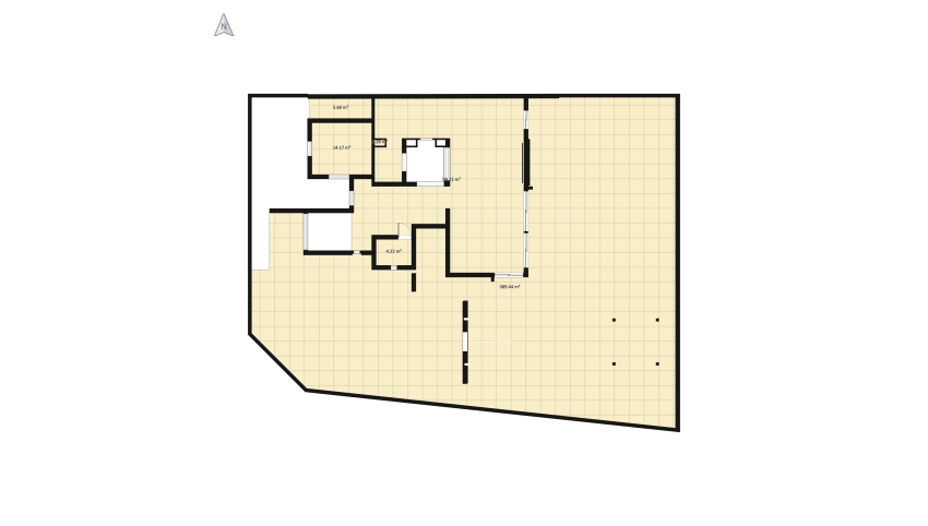 Maison original floor plan 1034.5