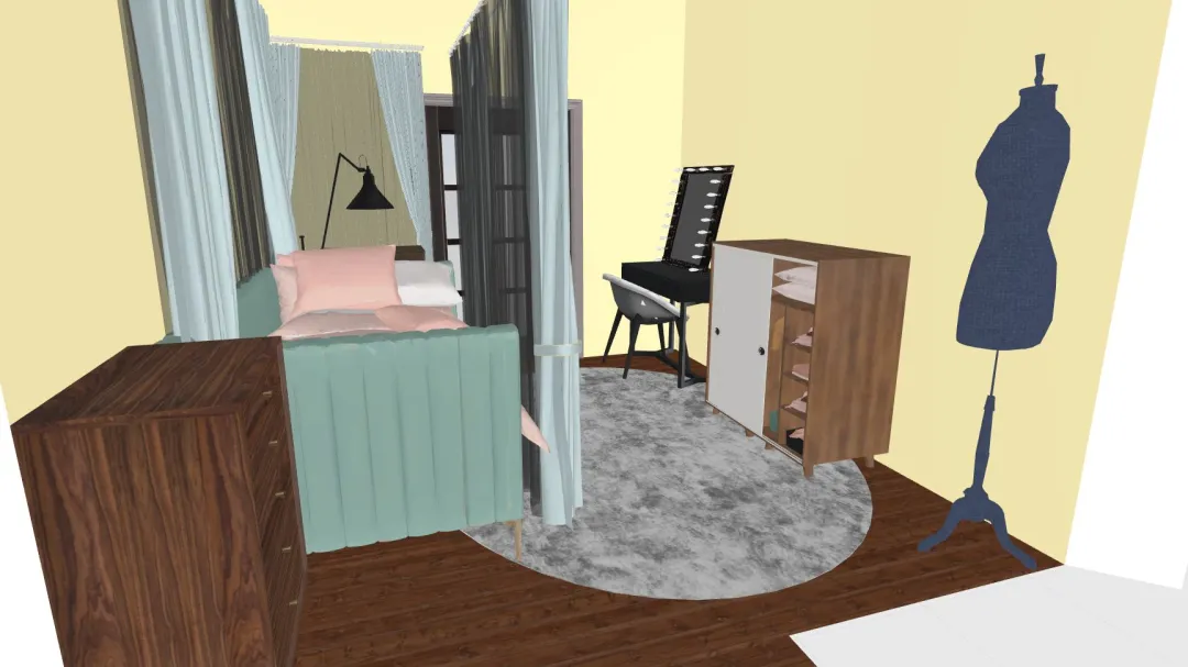 my dream bedroom 3d design renderings