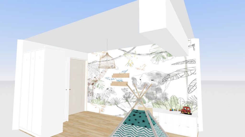 Teo's room 2 3d design renderings