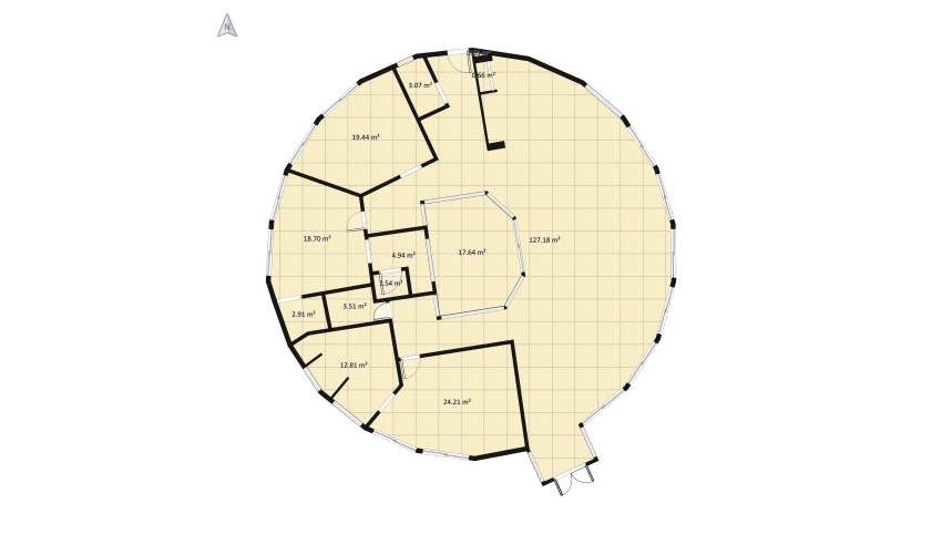 #HSDA2020RESIDENTIAL Un Sueño de Placer Circular floor plan 254.4