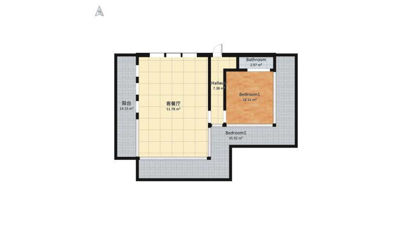 #VeryPeriContest-Villa d'artiste floor plan 148.45