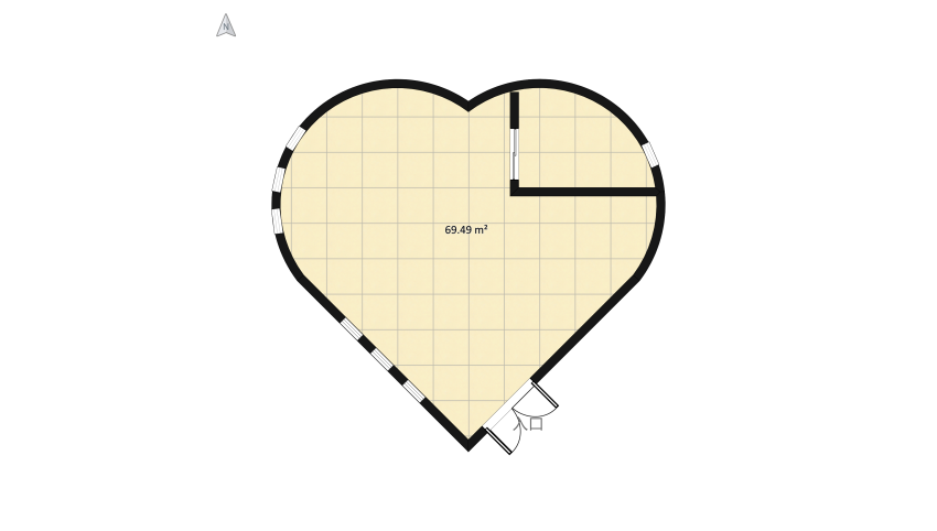 #ValentineContest - FunStudioEdition floor plan 52.62