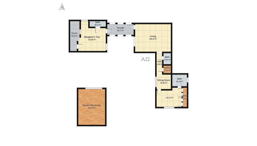 Wards - my design floor plan 894.06