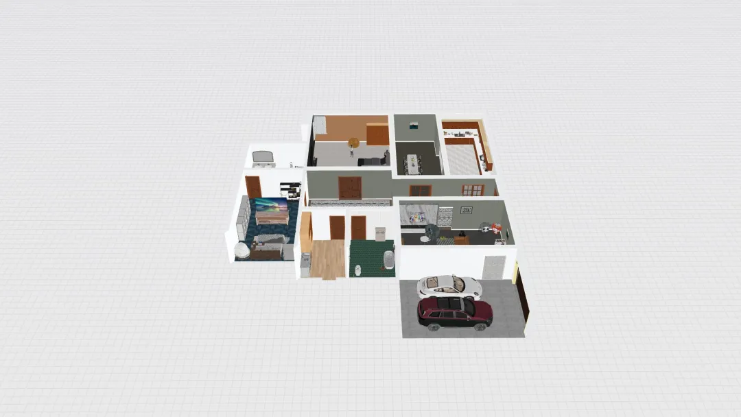 Q's House_copy 3d design renderings