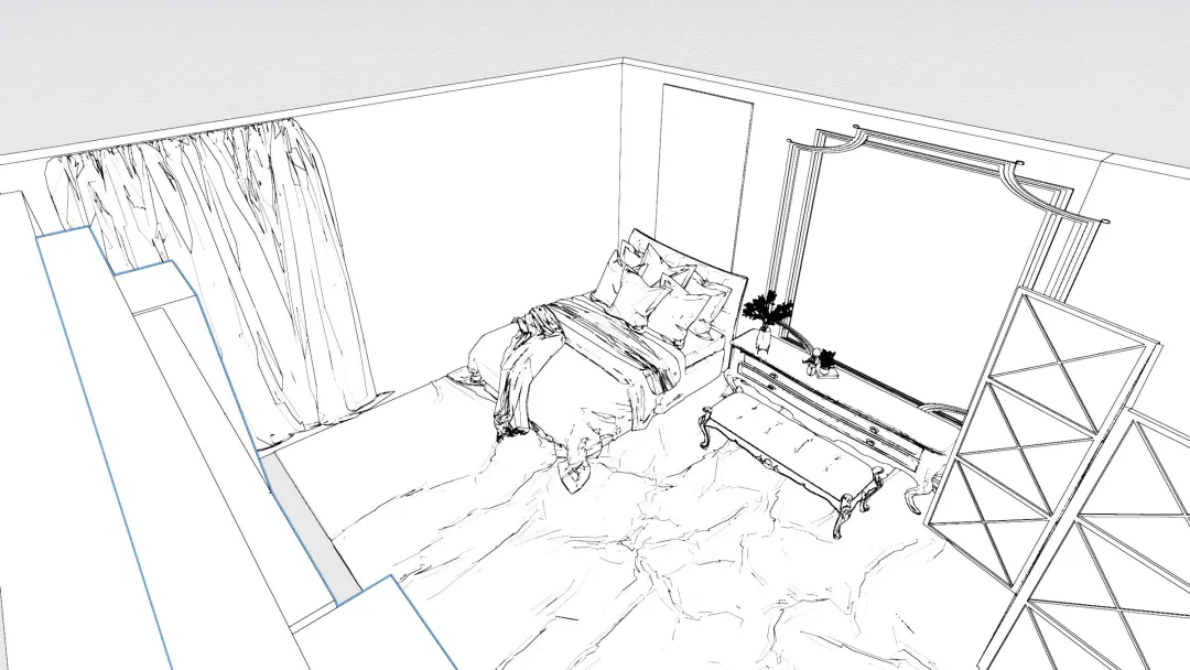 Copy of غرفة جود 3d design renderings