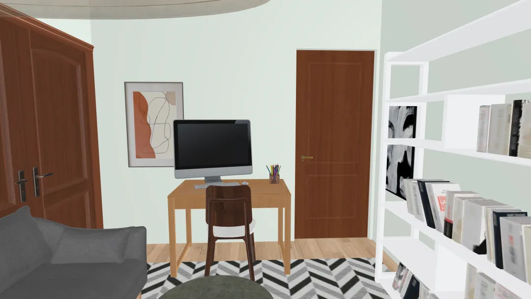 Updated - Shruti's house - upstairs 3d design renderings