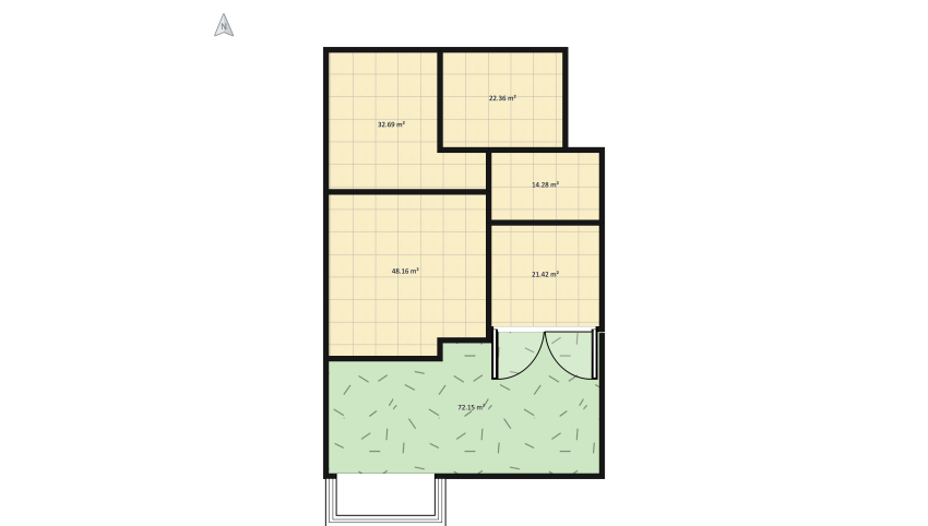 Casa no interior floor plan 334.63