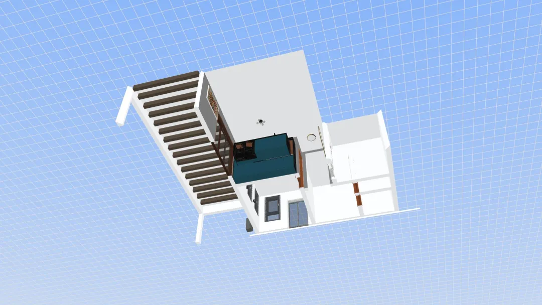 Apartment_Kitchen front 3d design renderings