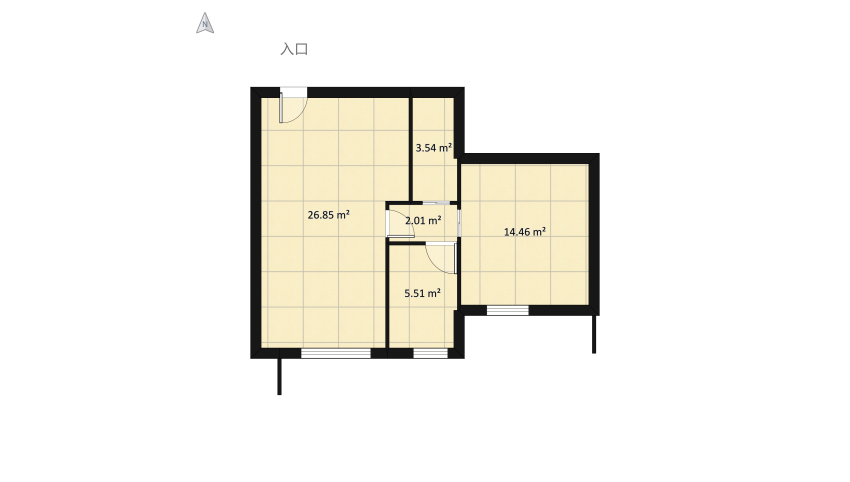 appartamento b3 piano terra floor plan 117.68