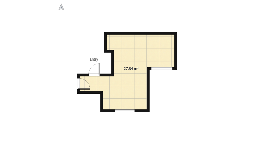 Apartment Renovation floor plan 47.18