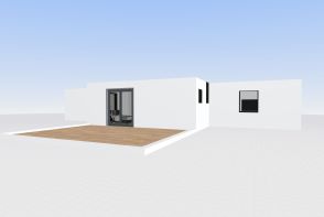Dom w aromach (G2) - archon - płaski dach Design Rendering